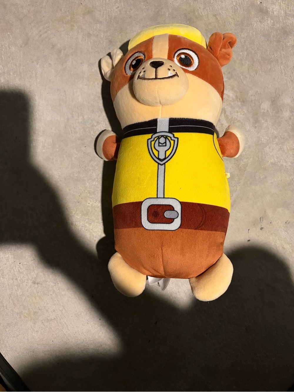 Paw Patrol Rubble Plush in Yellow and Brown